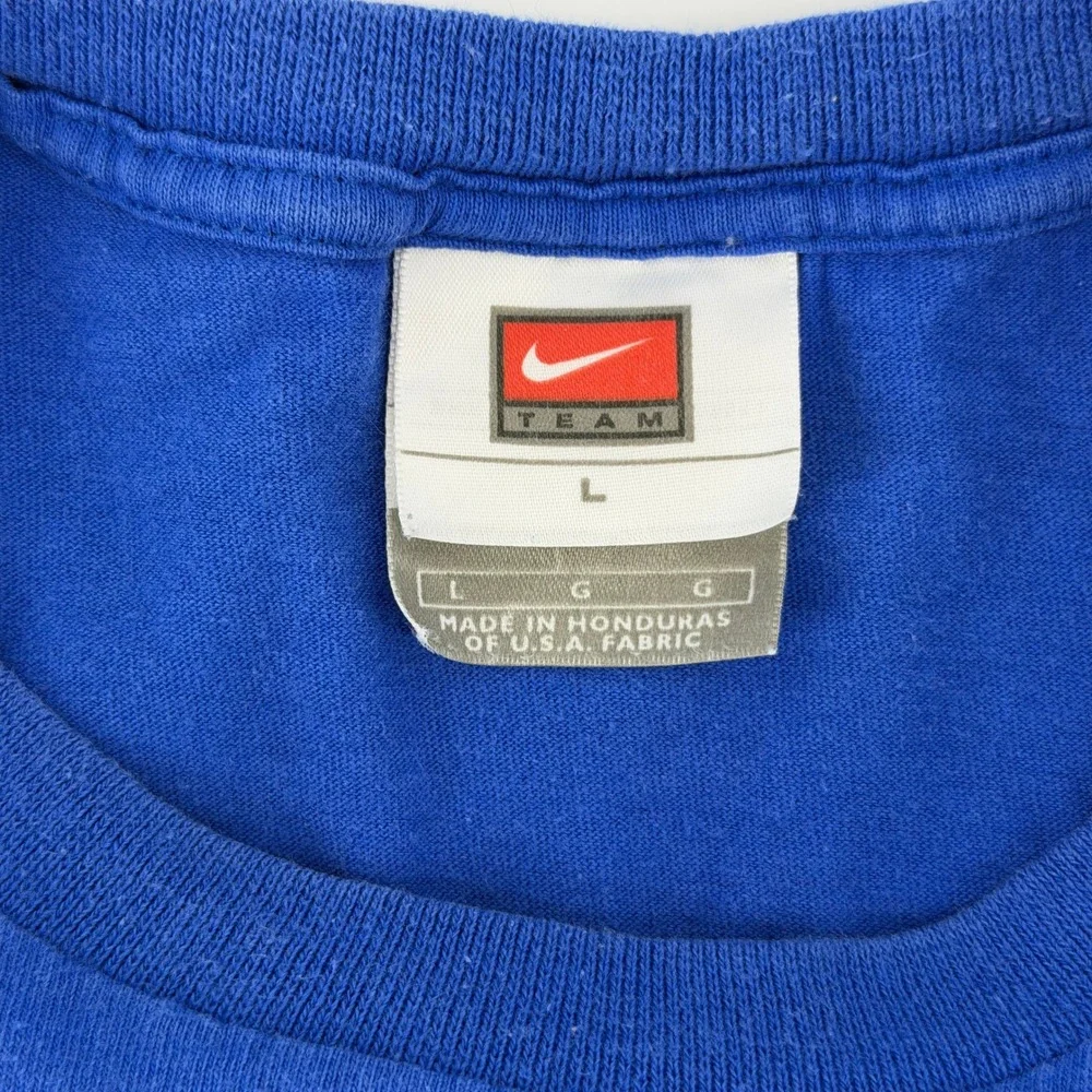 Nike T-Shirt Mens Large Blue LA Dodgers Graphic Short Sleeve MLB Baseball Tee